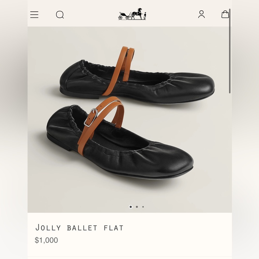 Hermes Jolly Ballet Flat